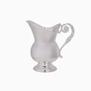 כד שמן חלק מצופה כסף