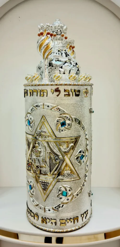 תיק לספר תורה דגם מגן דוד